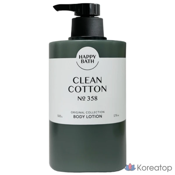 Лосьон для тела Happy Bath Original Collection Body Lotion Clean Cotton, 500 г, 1 шт.