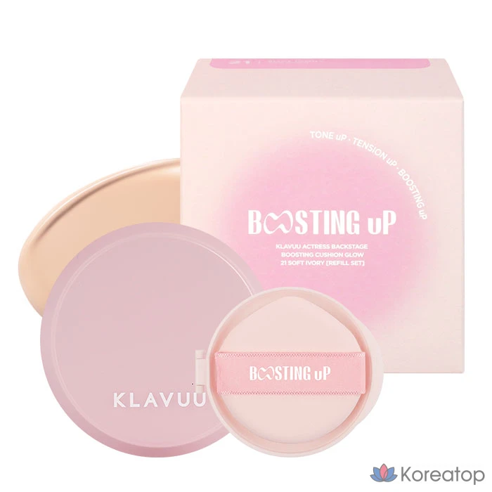 Кушон Klavuu Boosting Cushion Glow, оттенок 23, 12 г, 2 шт.