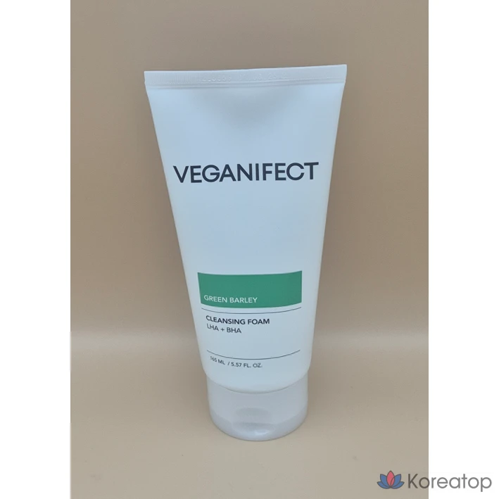 Очищающая пенка Veganifect Clean &amp; Glow Cheongbori Raha для проблемной кожи, 165 мл, 1 шт.