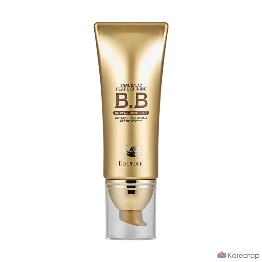 BB-крем Deoproce Snail Galac Pearl Shining BB, оттенок 21, 40 г, 1 шт.