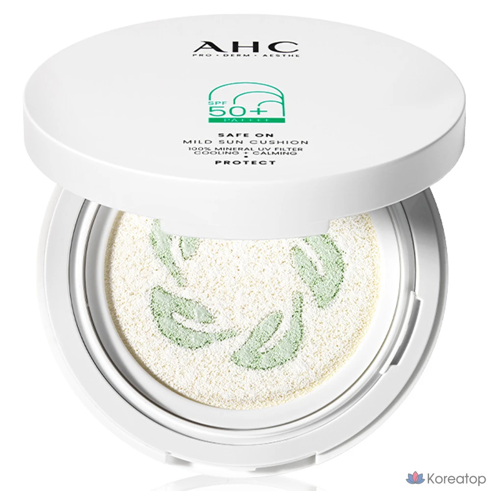 Кушон AHC Safe On Mild Sun Cushion SPF50+ PA++++, 25 г, 1 шт.