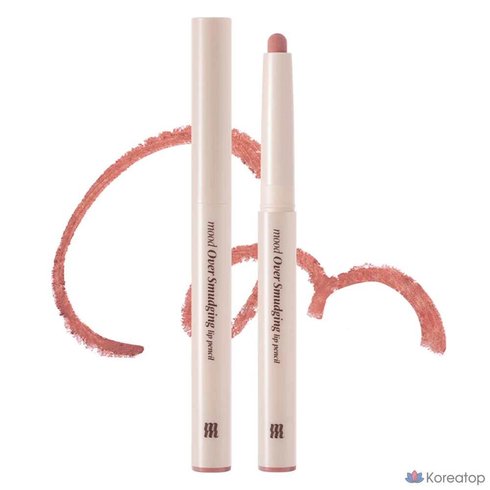 Карандаш для губ MERZY Mood Over Smudging Lip Pencil, оттенок ML3 Lazy Rose, 0.9 г, 1 шт.