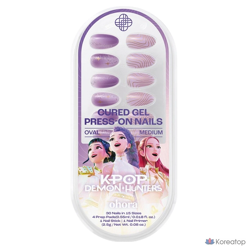Гель-лак для ногтей Ohora Real Gel Tip, оттенок Golden Veil, 1 шт.