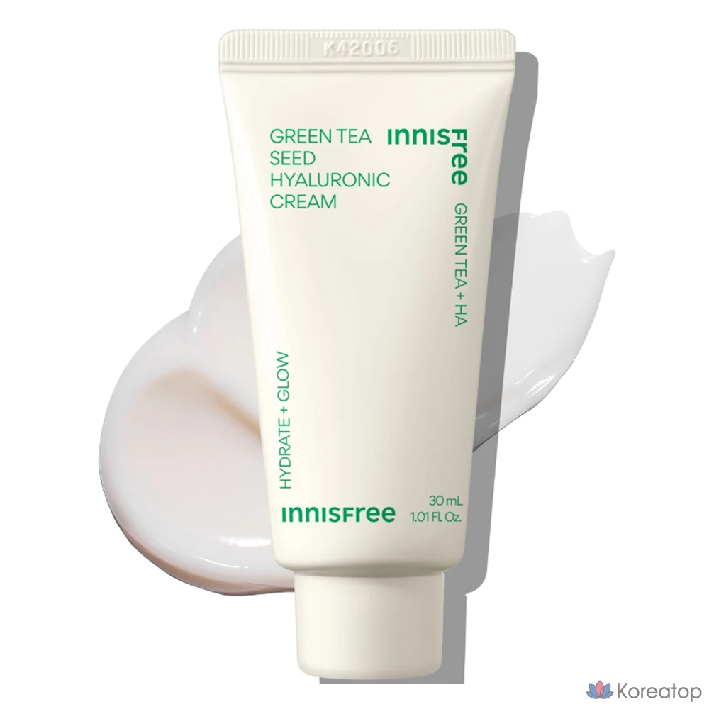 Крем Innisfree Green Tea Seed Hyaluronic Acid Cream, 30 мл, 1 шт.