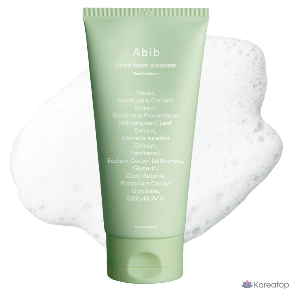 Пенка для умывания Abib Acne Foam Cleanser Heartleaf, 150 мл, 1 шт.