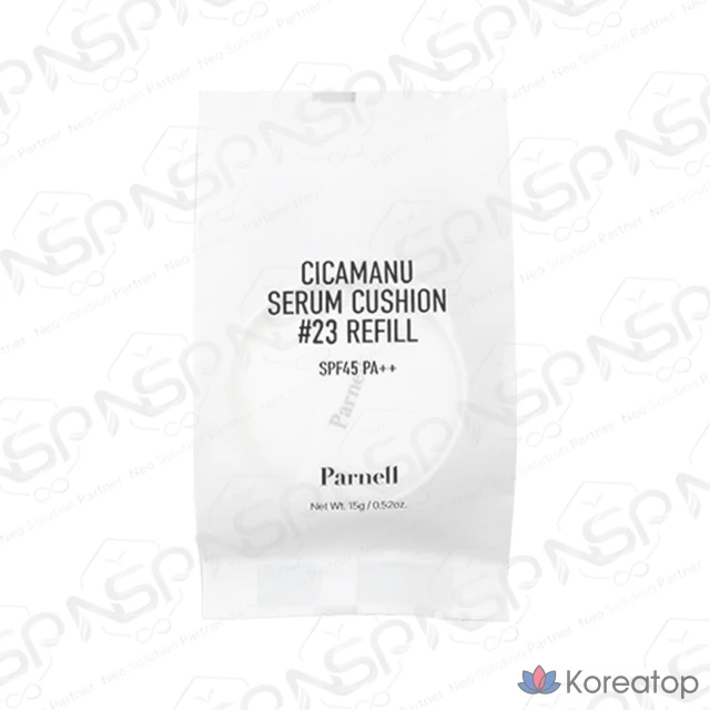 Кушон Parnell Cicamanu Serum Cushion Refill, оттенок 23 Natural Beige, 15 г, 1 шт.