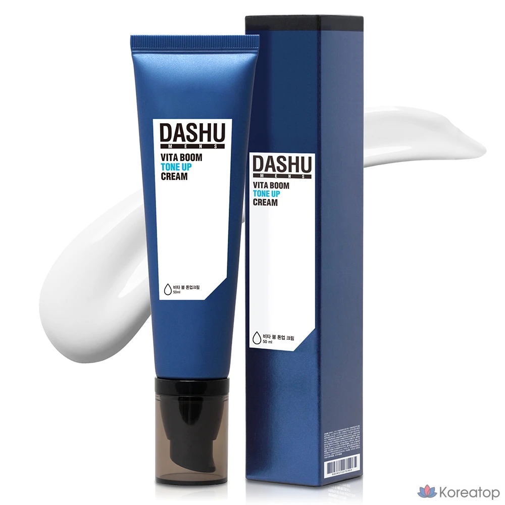 Тональный крем DASHU Men's Vita Boom Tone-up Cream, 50 мл, 1 шт.