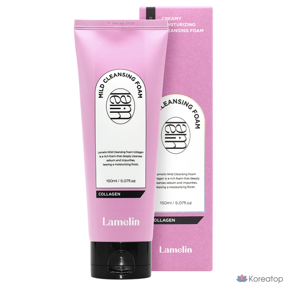 Очищающая пенка Lamelin Mild Collagen Cleansing Foam, 150 мл, 1 шт.