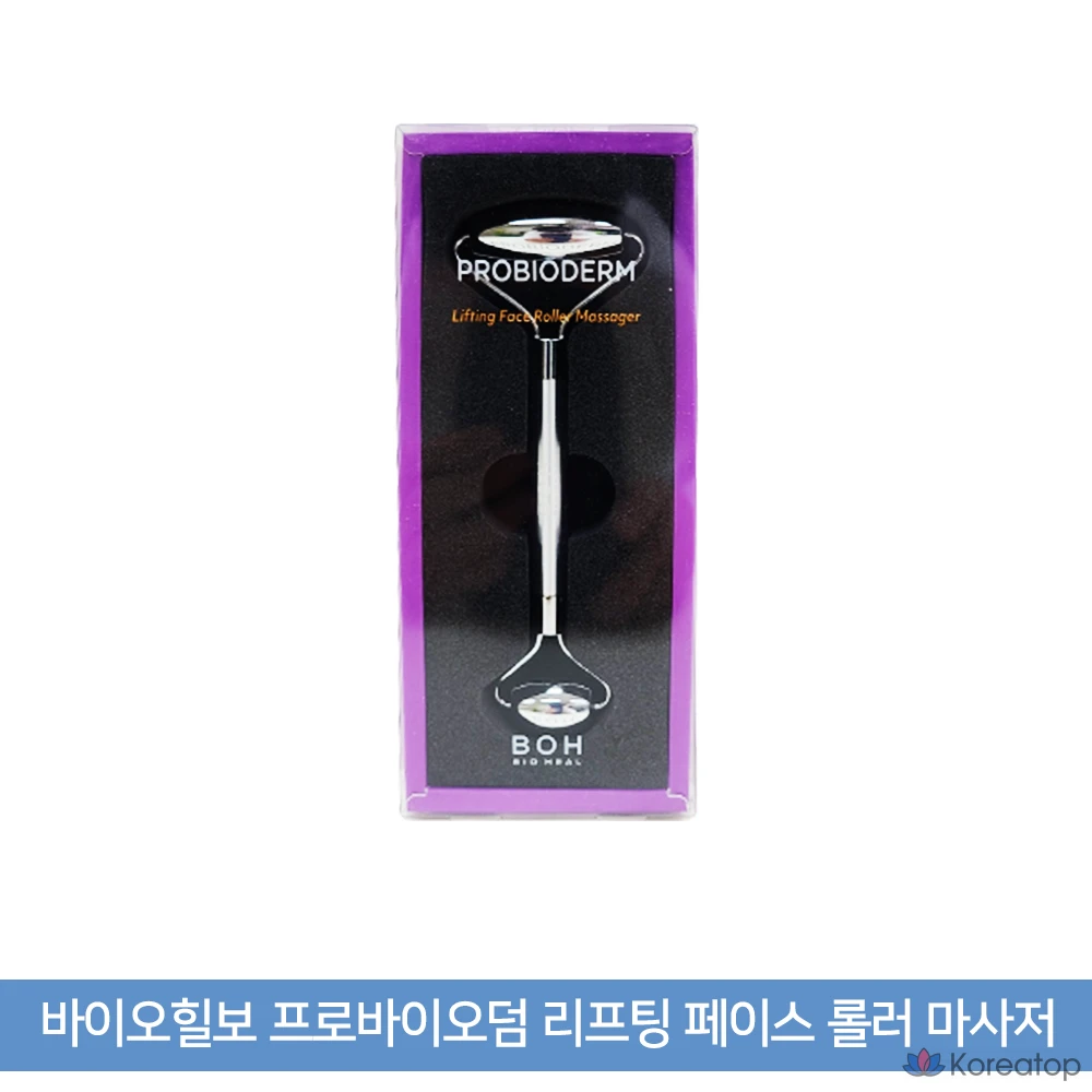 Массажер для лица роллер BIOHEAL BOH Probioderm Lifting Face Roller Massager, серебристый, 1 шт.