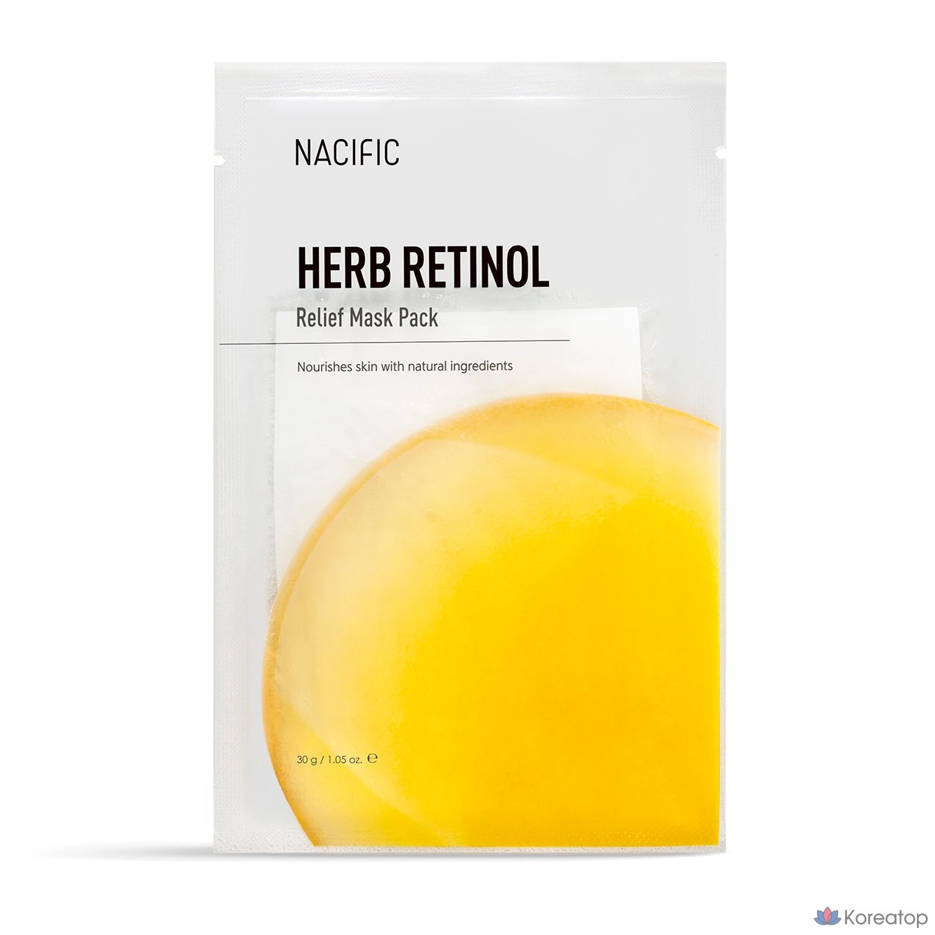 Тканевая маска для лица NACIFIC Herb Retinol Relief Mask, 30 г, 1 шт.