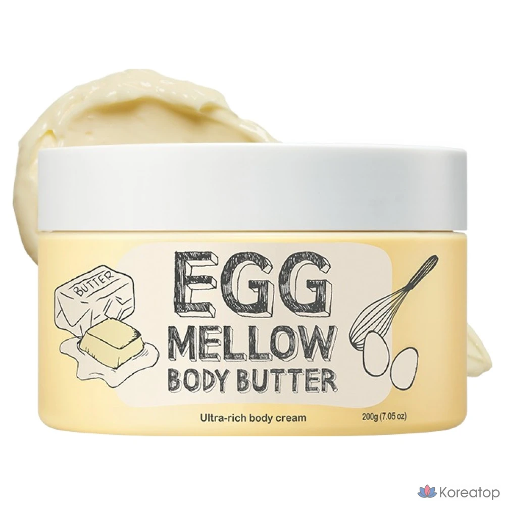 Бальзам для тела Too Cool For School Egg Mellow Body Butter, 200 г, 1 шт.