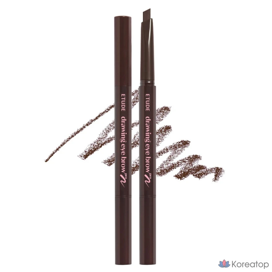 Карандаш для бровей Etude House Drawing Eyebrow Pro, оттенок 03 Brown, 0.25 г, 1 шт.