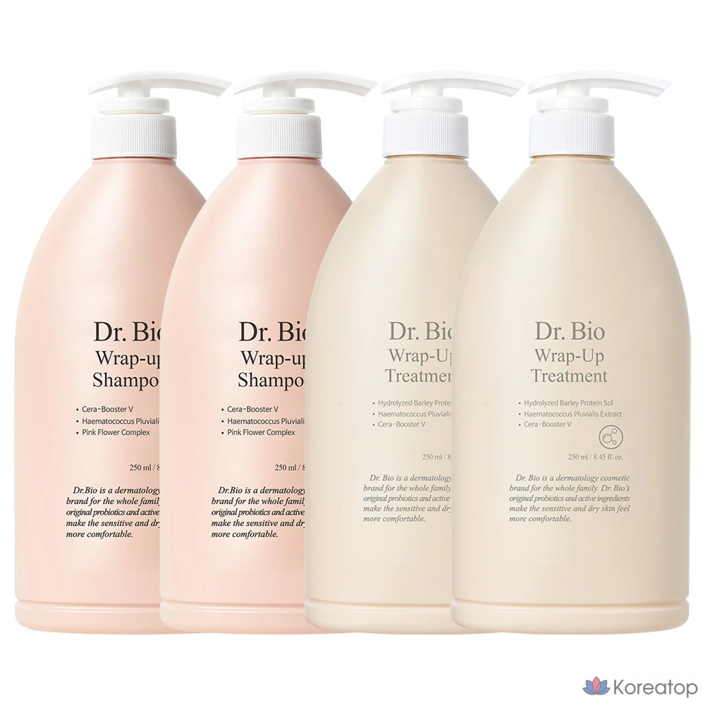Шампунь и кондиционер Dr. Bio Wrap Up (Shampoo 250 г + Treatment 250 г), 2 шт.