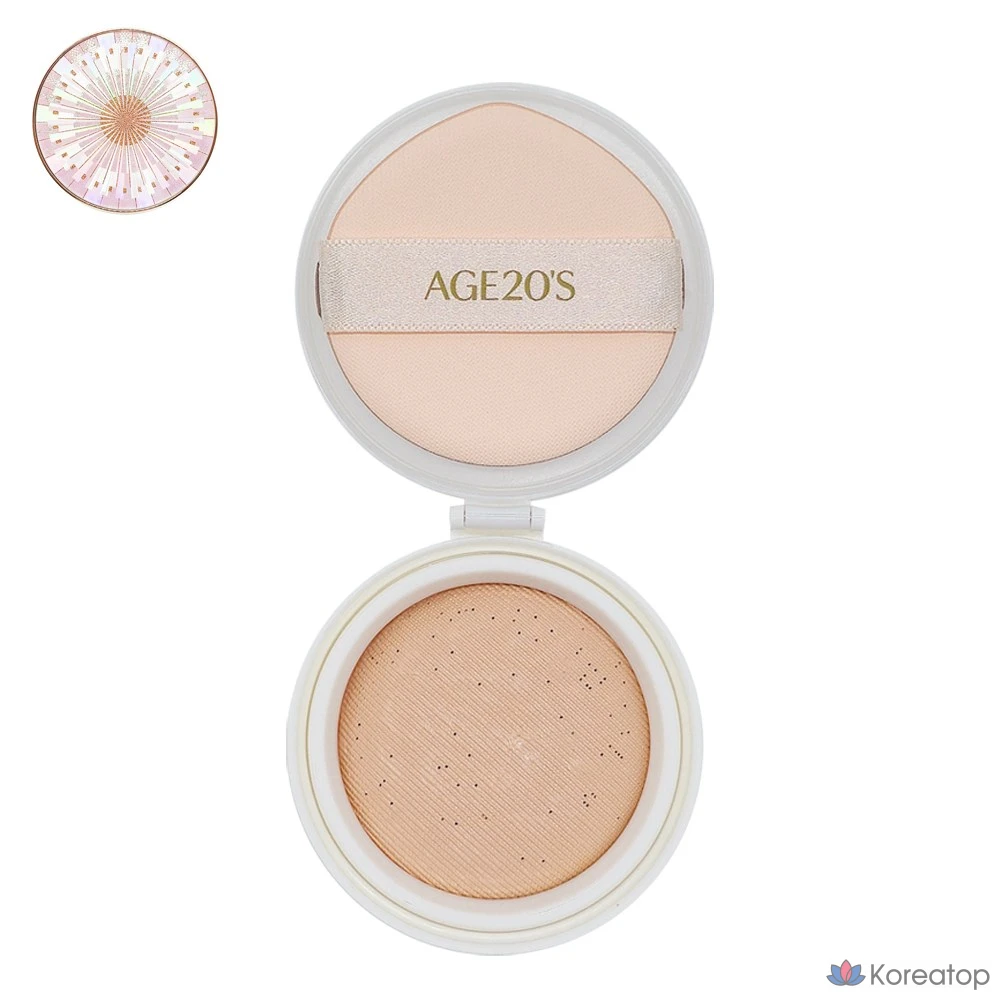Кушон AGE 20s Volume Effect High Cover Cushion Refill, оттенок 21, 1 шт.