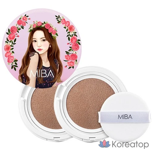 Кушон MIBA Big Cushion Season 1, оттенок 21, 1 шт. + 2 refill