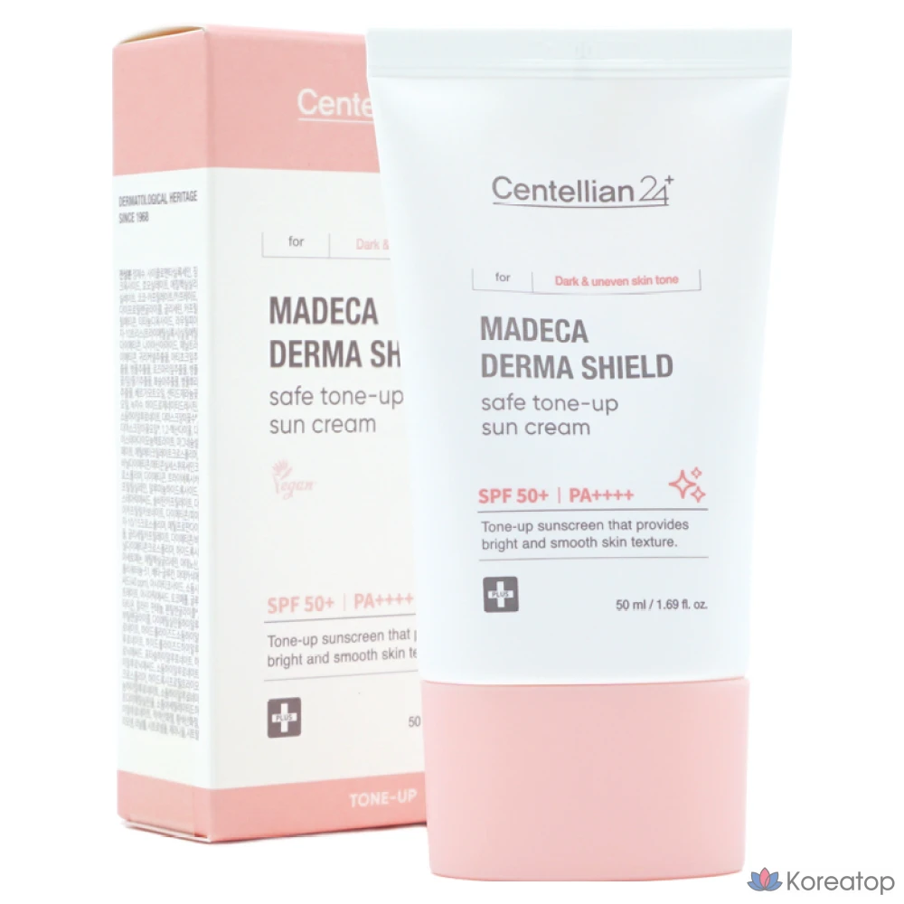 Солнцезащитный крем Centellian24 Madeca Derma Shield Safe Tone-up, 50 мл, 1 шт.