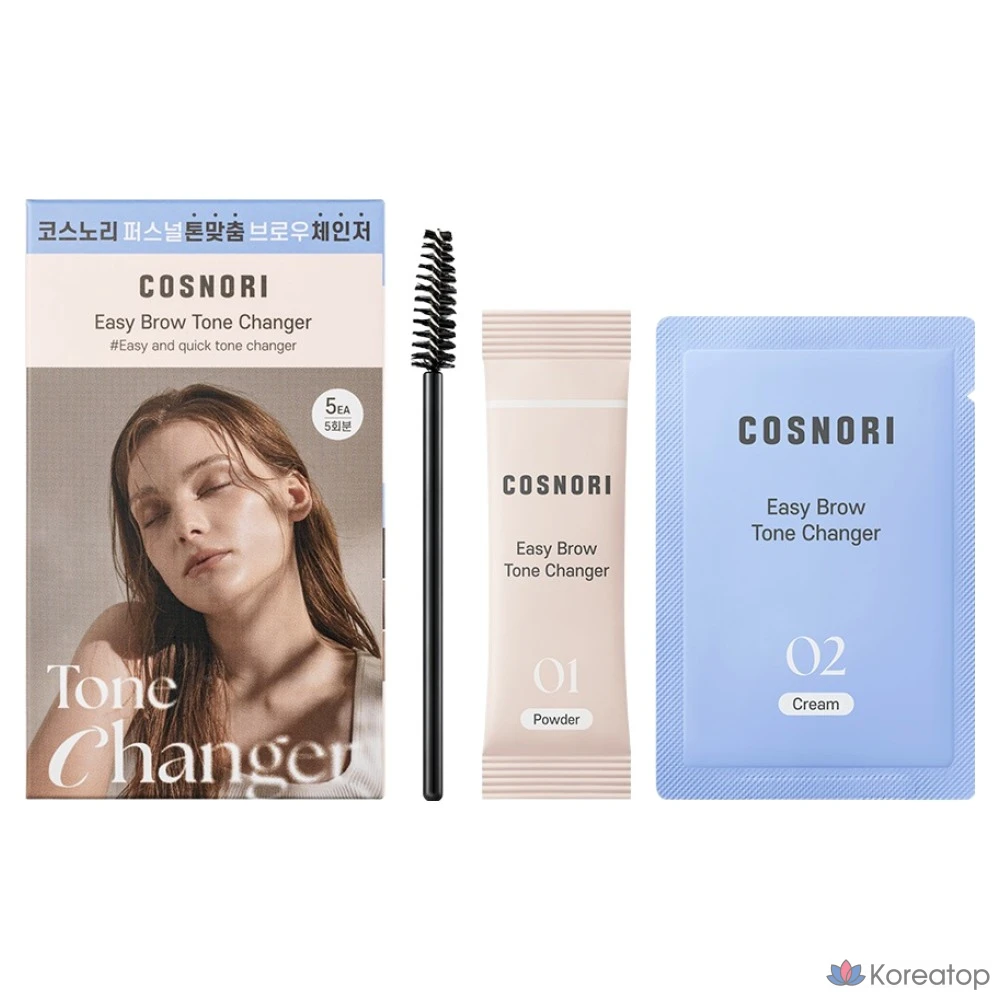 Обесцвечиватель для бровей Cosnori Easy Brow Tone Changer, 5 применений, 1 шт.