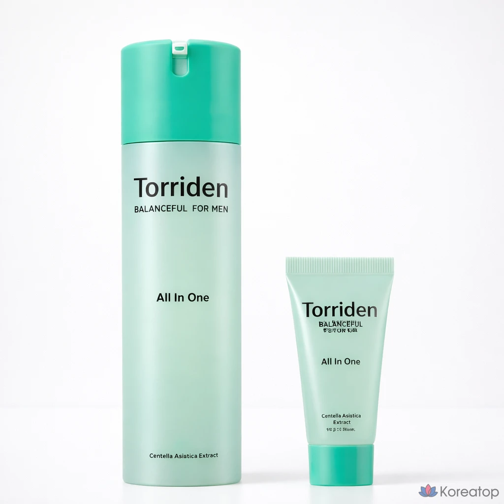 Очищающий гель для умывания Torriden Balanceful For Men Cica Fresh All-in-One, 220 г, 1 шт.