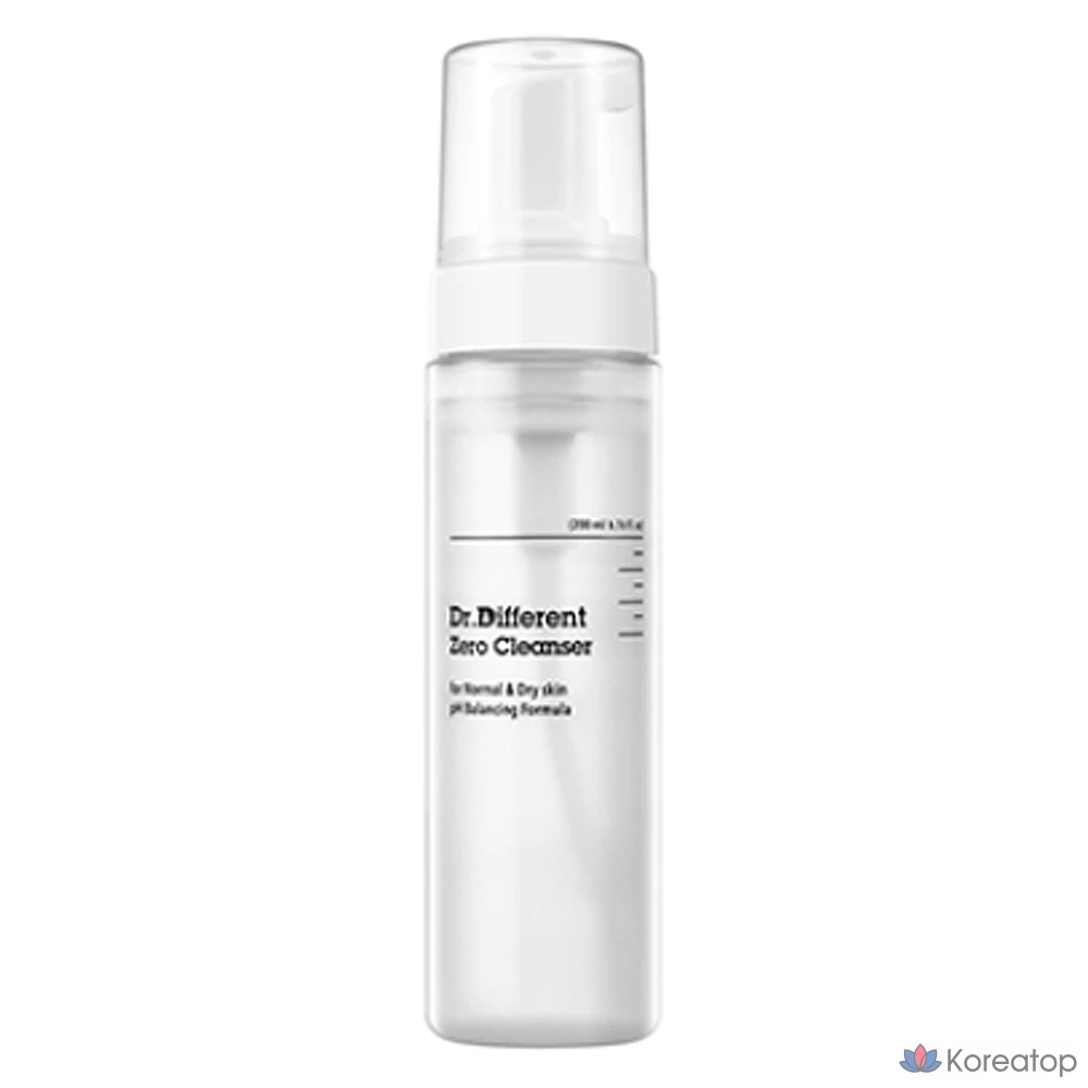 Очищающее средство Dr. Different Zero Cleanser, для нормальной и сухой кожи, 200 мл, 1 шт.