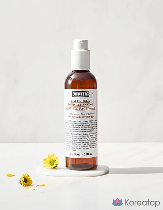 Очищающая пенка для лица Kiehl's Calendula Deep Cleansing Foaming Face Wash, 230 мл