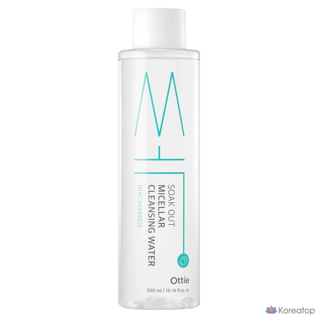 Гидрофильное масло Ottie Sock Out Micellar Niacinamide Cleansing Water, 300 мл, 1 шт.