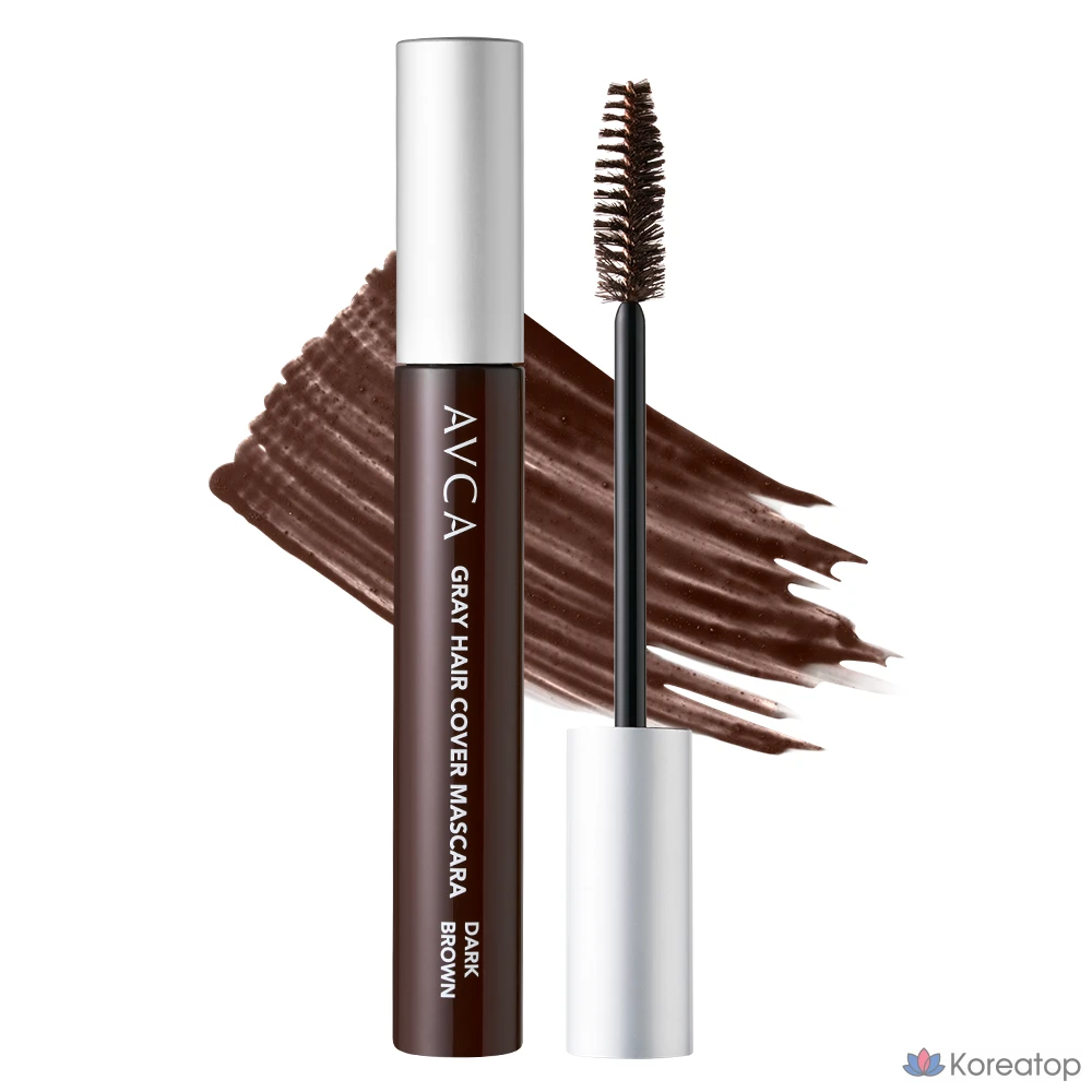 Хна для волос AVCA Rapid Grey Cover Hair Mascara, оттенок Dark Brown, 7 г, 1 шт.