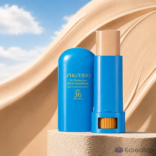 Солнцезащитный крем Shiseido UV Protective Stick Foundation SPF36 PA+++, оттенок Fair Ochre, 9 г, 1 шт.