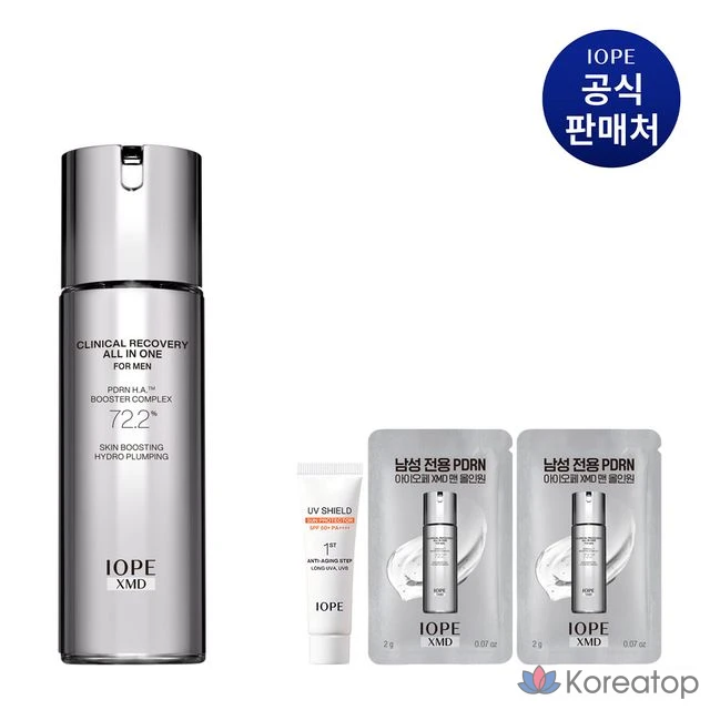 Уход для мужчин IOPE XMD Clinical Recovery For Men All-in-One, 120 г, 1 шт.