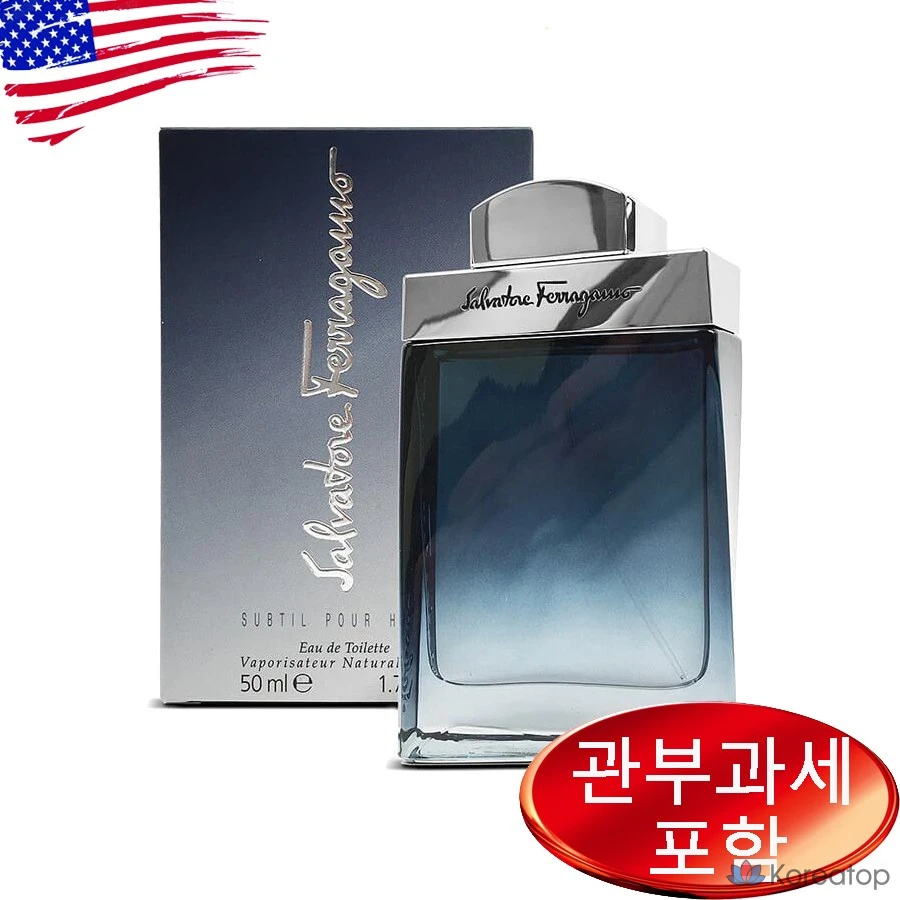 Туалетная вода Ferragamo Subtil Pour Homme EDT, 50 мл, 1 шт.