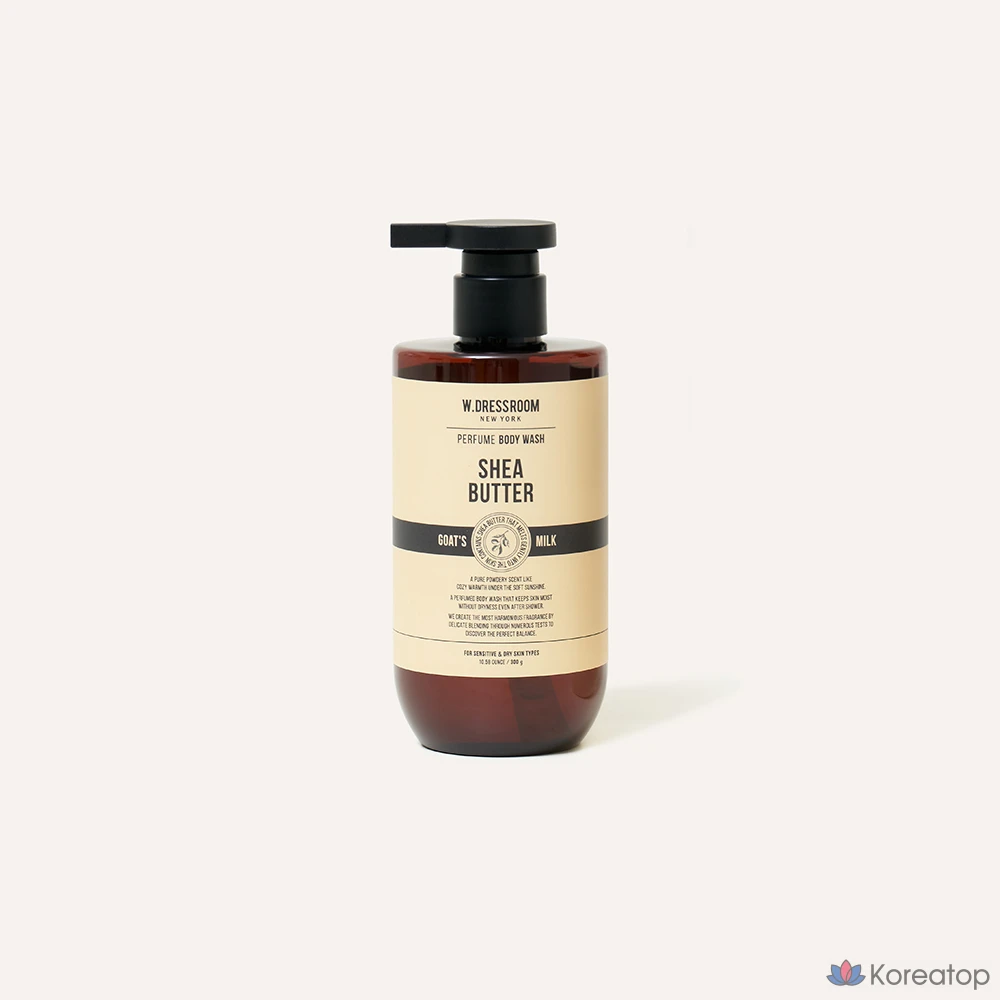 Гель для душа W.Dressroom High Moisture Shea Butter Body Wash, 300 г, 1 шт.