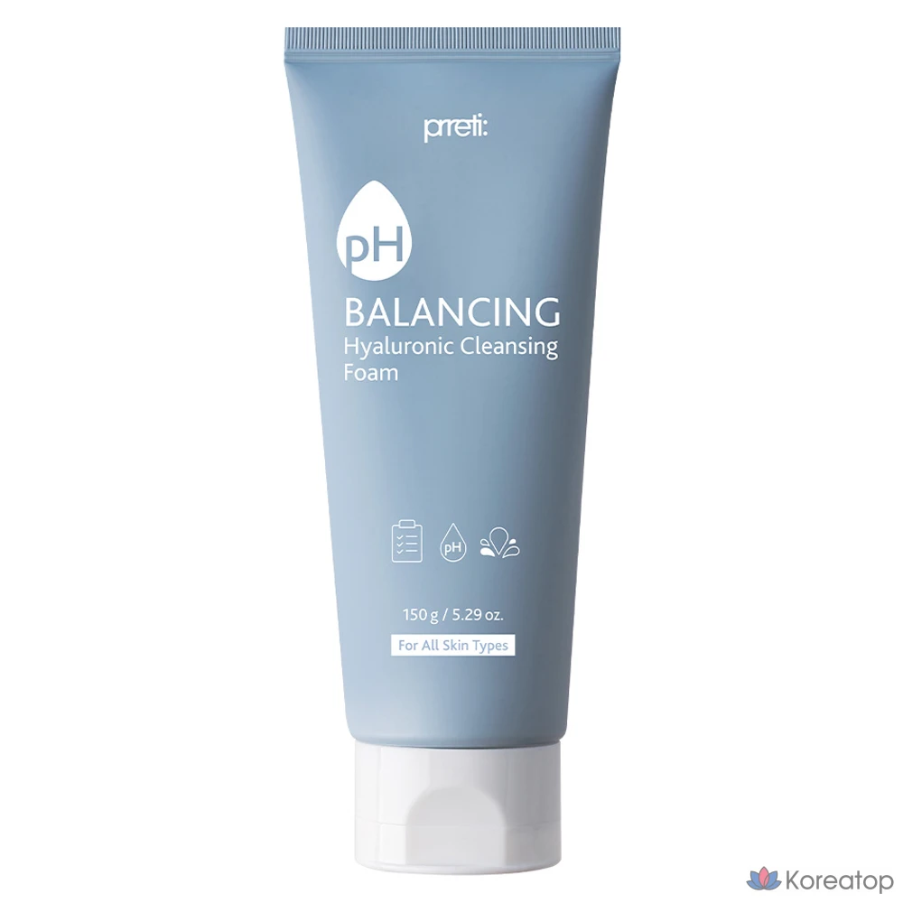 Очищающая пенка Prreti Mild Acid Hyaluronic Cleansing Foam, 150 г, 1 шт.