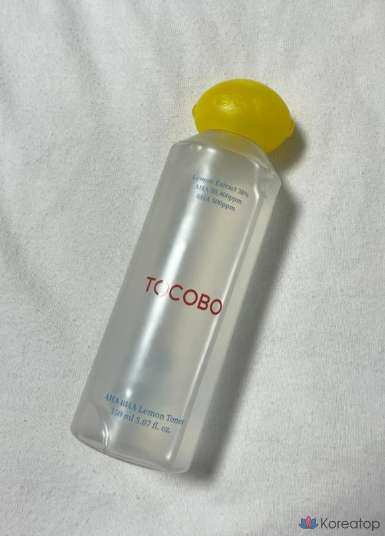 Тонер Tocobo AHA BHA Lemon Toner, 150 мл, 1 шт.