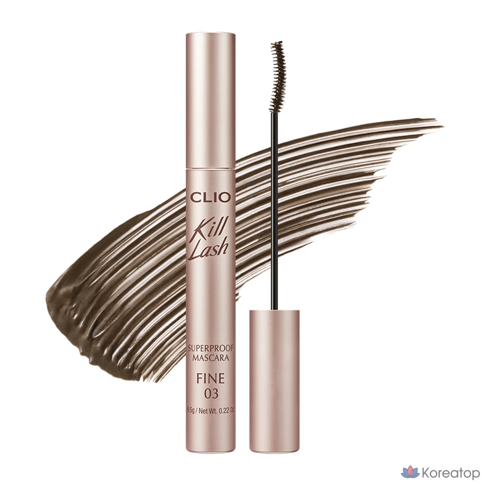 Тушь для ресниц Clio Kill Lash Superproof Mascara Fine, оттенок 003 Mute All Gray, 1 шт.