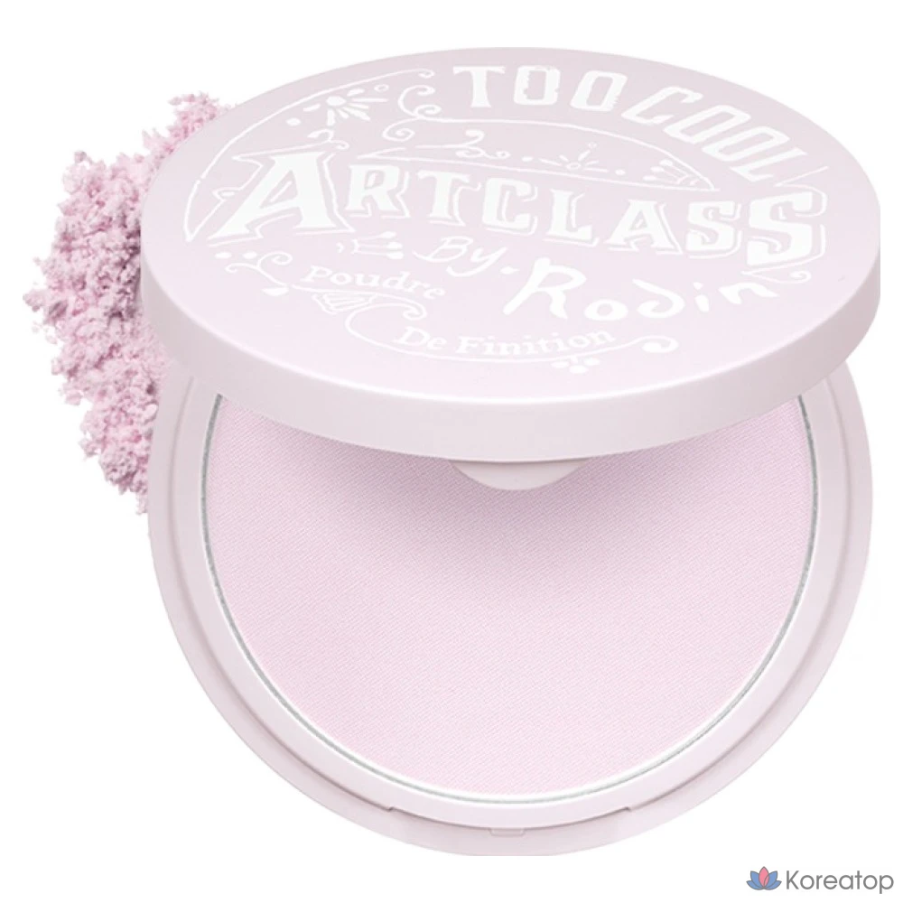 Пудра для фиксации макияжа Too Cool For School Artclass By Rodin Finish Setting Pact, оттенок Milky Violet, 1 шт.