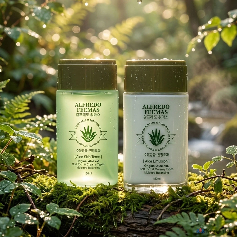 Набор для ухода Alfredo Feemas Aloe Men Skincare 2-piece Set, 2 шт.