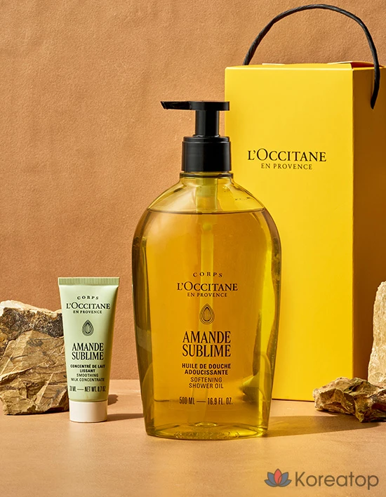 Гель для душа Loccitane Almond Shower Oil, 500 мл, набор