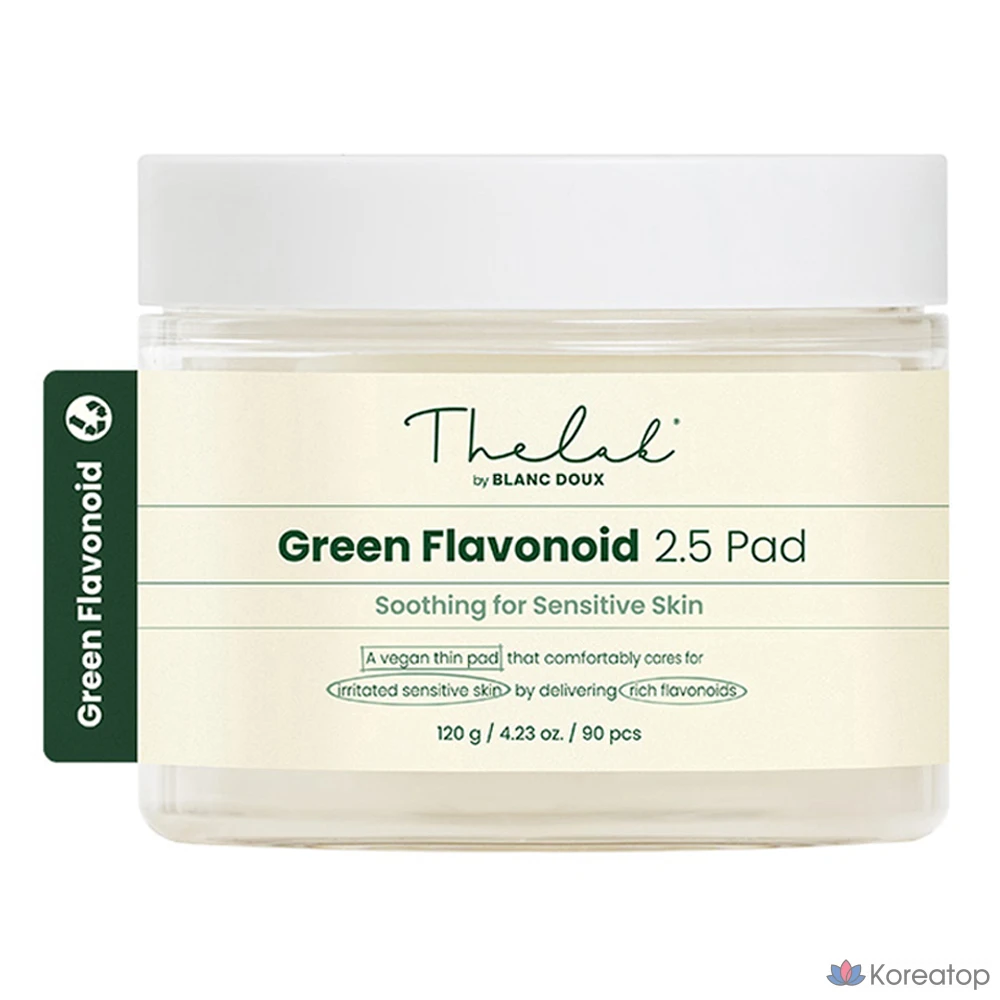 Пэды для лица THE LAB by blanc doux Green Flavonoid 2.5 Pad, 120 г, 90 шт.