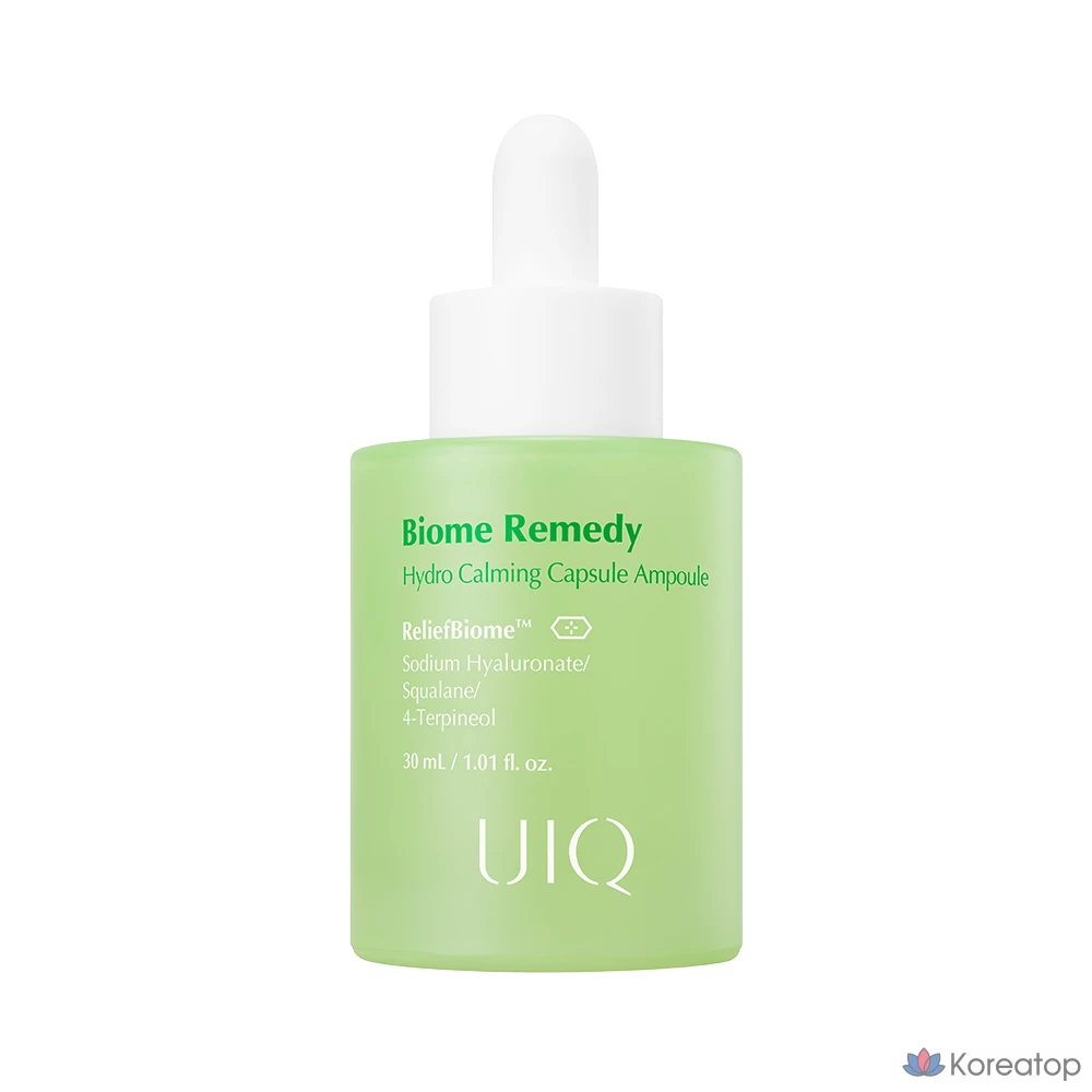 Ампульная сыворотка UIQ Biome Remedy Hydro Calming Capsule Ampoule, 30 мл, 1 шт.