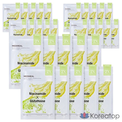 Тканевая маска для лица MEDIHEAL Derma Synergy Wrapping Mask Blemish Glow, 30 шт.