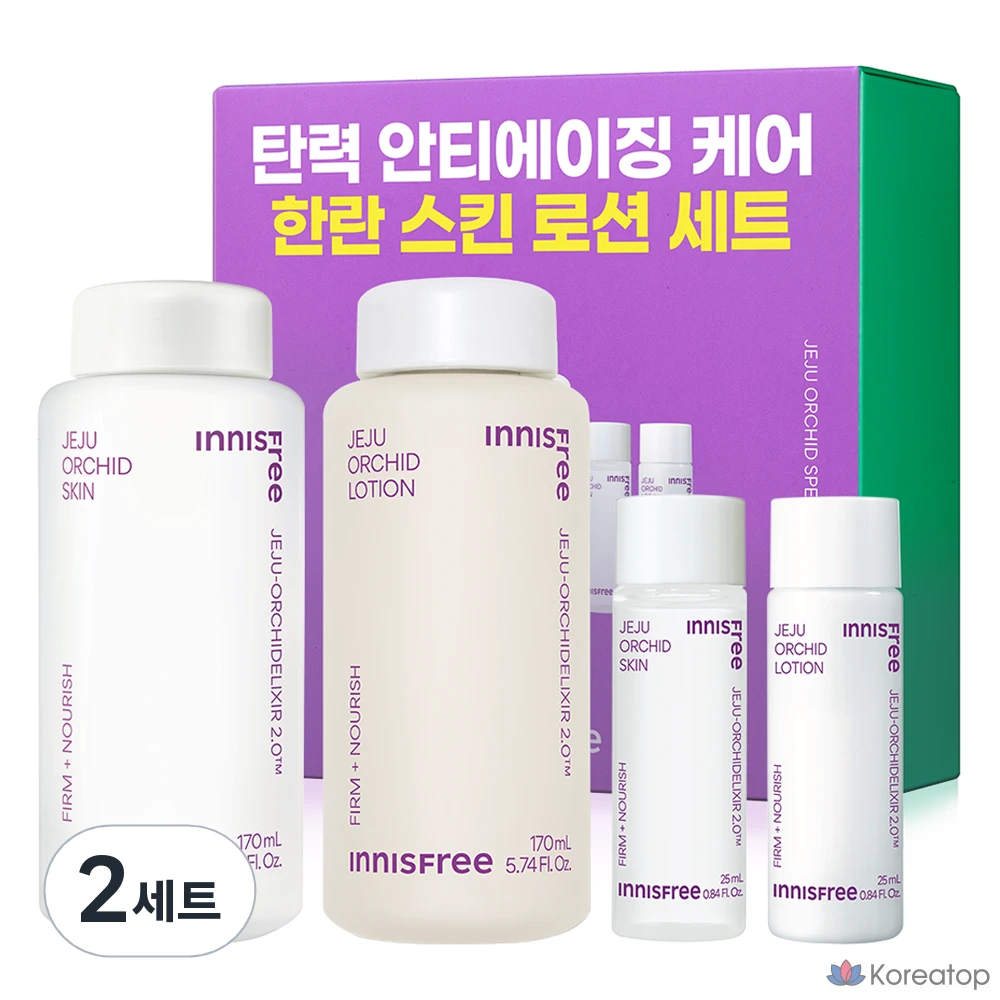 Набор для ухода Innisfree Hallabong Skin + Lotion Set (Toner + Lotion), 2 шт.