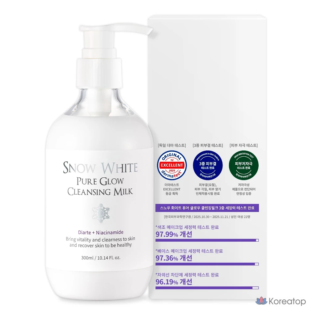 Очищающее молочко Beauty Recipe Snow White Pure Glow Cleansing Milk, 300 мл, 1 шт.
