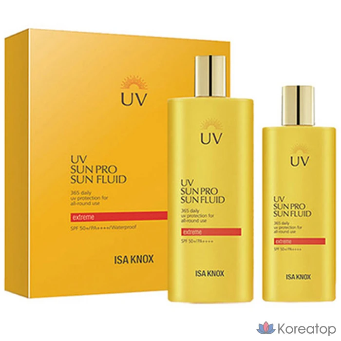 Солнцезащитный флюид Isa Knox UV Sun Pro 365 Extreme Sun Fluid SPF50+ PA++++, 170 мл, 1 шт.