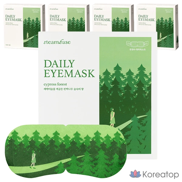 Тканевая маска для глаз Steambase Daily Eye Mask Hinoki, 25 шт.