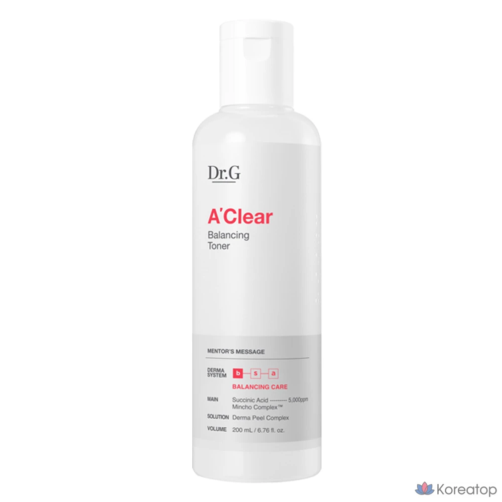 Тонер Dr. G A-Clear Balancing Toner, 200 мл, 1 шт.