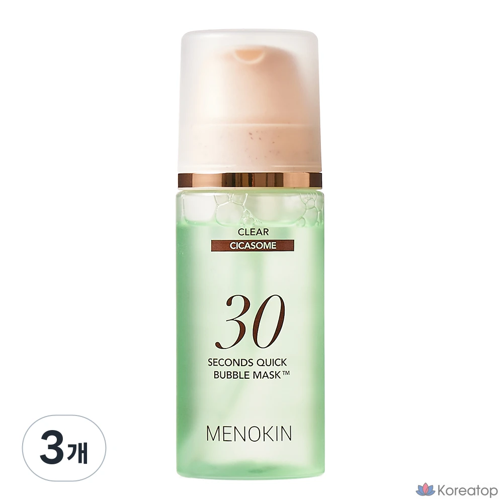 Пилинг-маска MENOKIN 30-Second Quick Bubble Mask Clear, 95 мл, 3 шт.