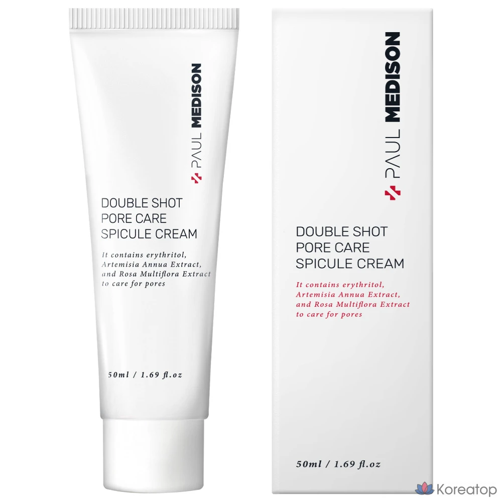 Крем для лица Paul Medison Double Shot Pore Care Spicule Cream, 50 мл, 1 шт.