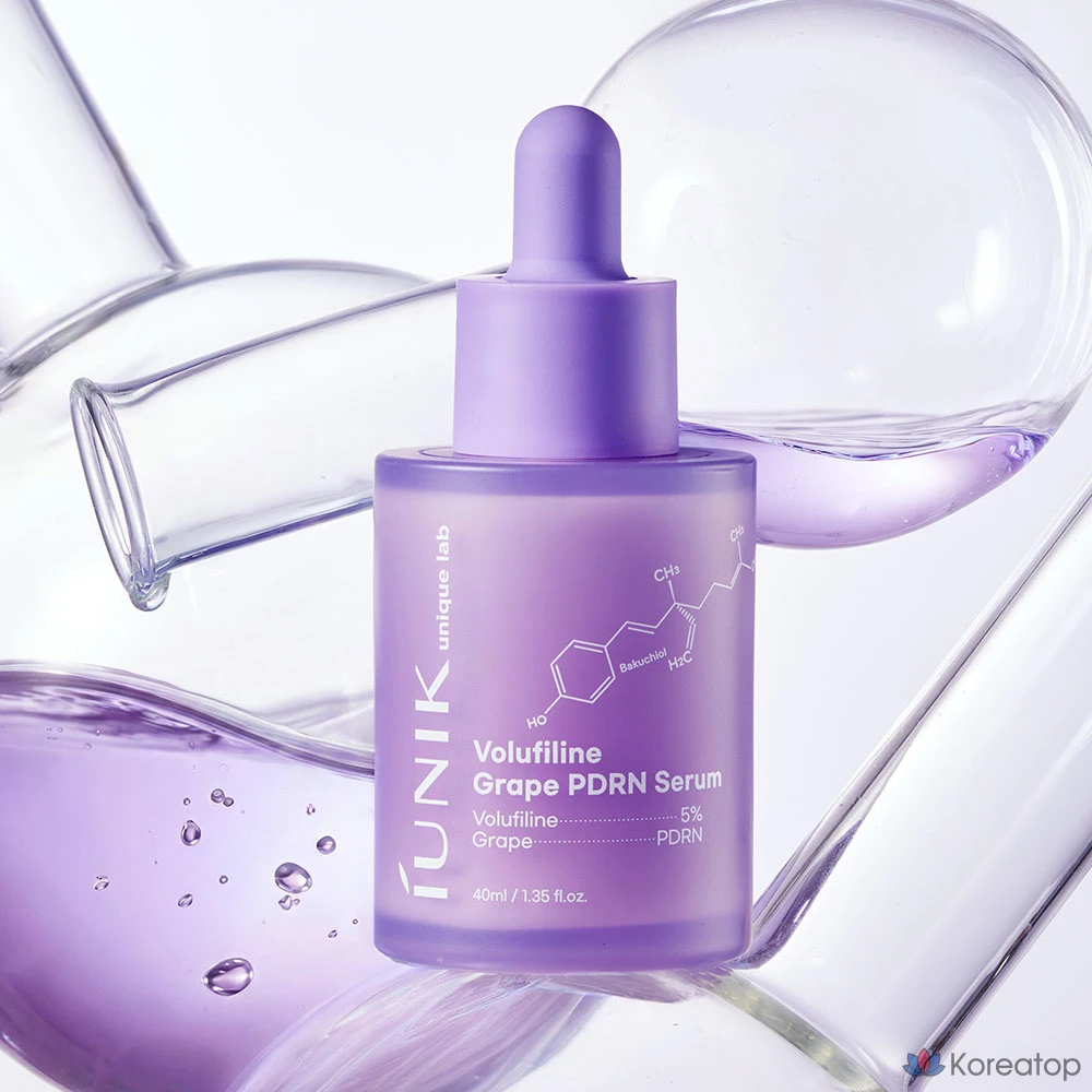 Сыворотка iUNIK Borpyrin Grape PDRN Serum, 40 мл, 1 шт.