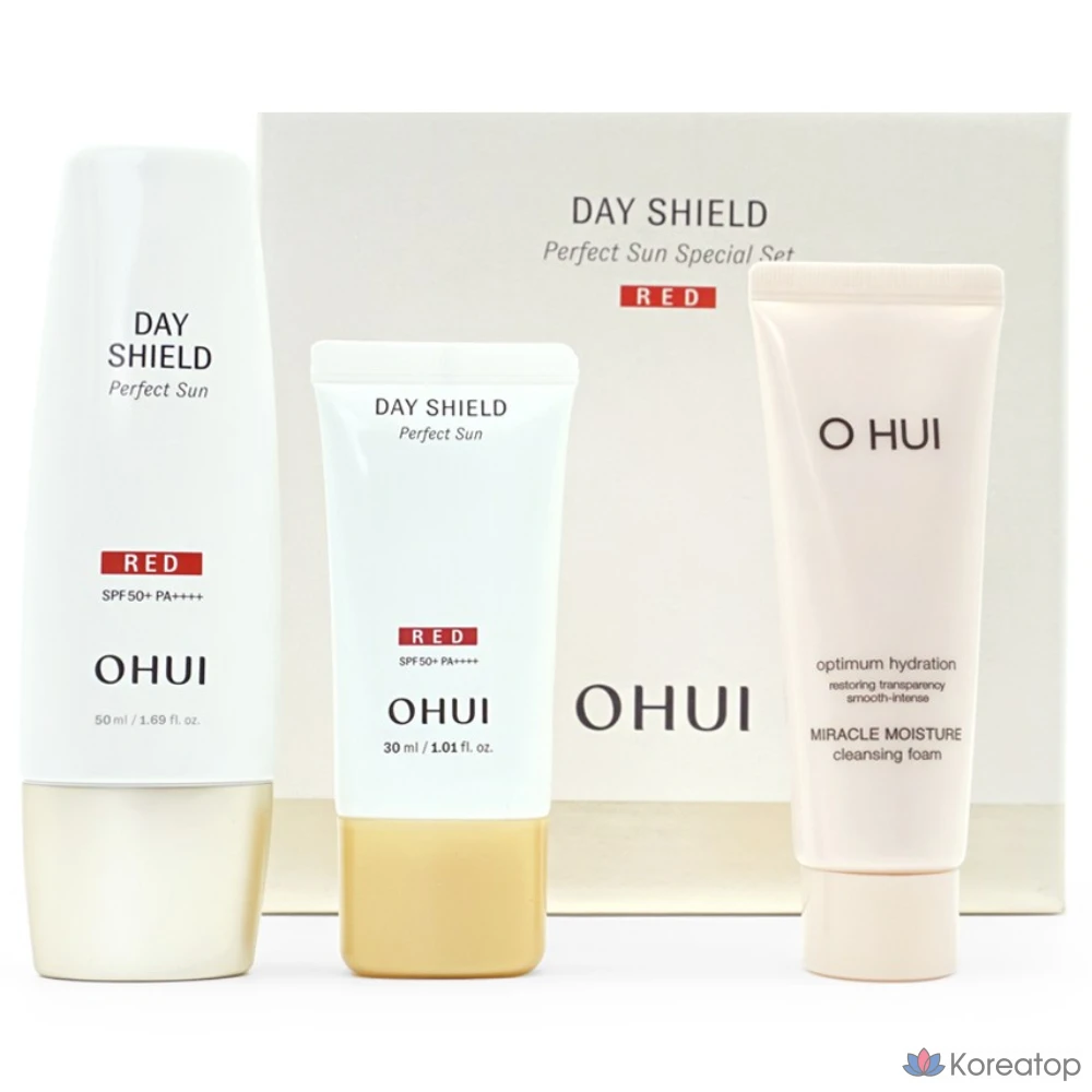 Солнцезащитный крем Ohui Day Shield Perfect Sun Red, 80 мл, 1 шт.