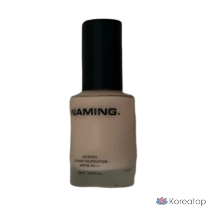 Флюид для лица NAMING Layered Cover Foundation, оттенок 21Y, 30 мл, 1 шт.