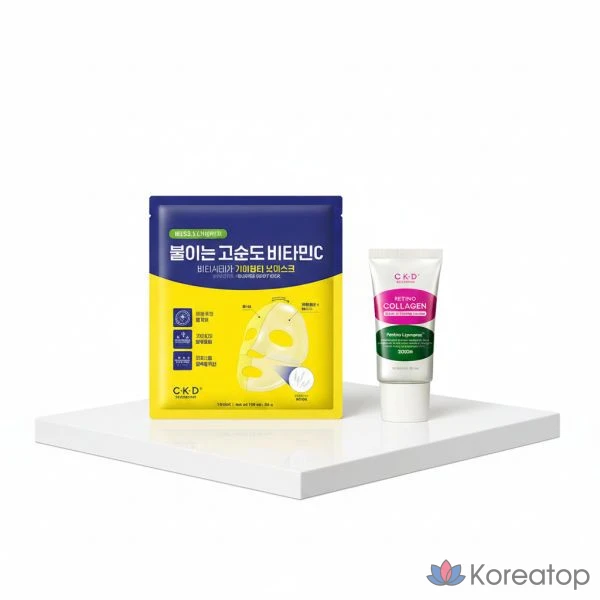Тканевая маска для лица CKD Vita C Cica Spot Shot Mask, 4 шт.
